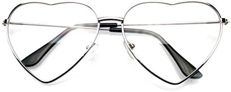 Metal Frame Heart Shape Sunglasses Cute Lovely Women's Sunglasses