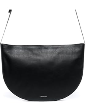 FEYNSINN® Schultertasche ILVY - Damen Umhängetasche groß Ledertasche - Handtasche Halbmond Damentasche echt Leder...