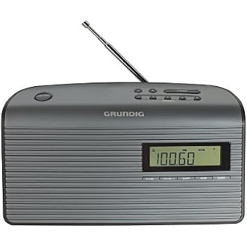 Radio Avec Sortie écouteurs 3.5mm Radio Portable Grundig Music61-W Blanc - Radio FM Compacte Et Légère Radio FM Portable Music61