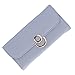 Produktbild Unbekannt Sharplace Elegant Damen Portemonnaie Geldbörse Geldbeutel Lang Portmonee Clutch Leder Geldtasche Handgelenktasche Brieftasche - Blau
