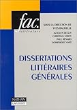 Image de Dissertations littéraires générales