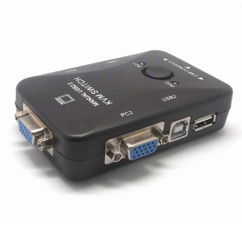 Sienoc adapter-switch KVM 2&nbsp;puerto conmutador KVM 2&nbsp;x conmutador KVM para monitor VGA USB rat&oacute;n/teclado, monitor)