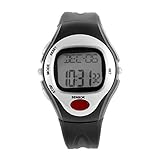 banbie8409 Impuls-Puls-Monitor-Kalorien widersprechen Eignung-Uhr-Digital-Armbanduhr-Kalender Anzeigezeit Stoppuhr Alarm