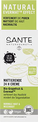 SANTE Naturkosmetik Mattierende 24 H Creme, 2er Pack (2 x 50 g) - 2