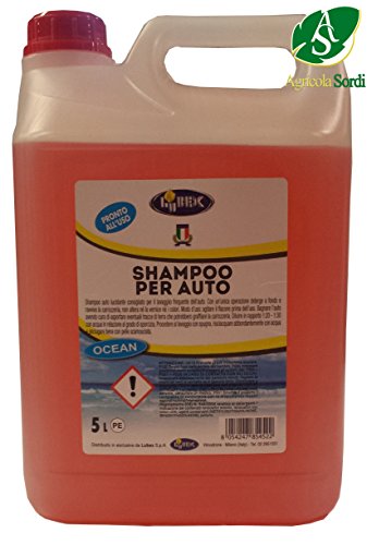 Preisvergleich Produktbild Shampoo auto moto lubex 5 Litri lavaggio detergente pulizia