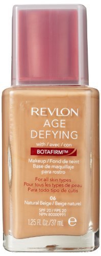 Revlon Age Defying Makeup with Botafirm, For All Skin Types, Natural Beige, 1.25 Ounce by Revlon Consumer Products Corp. [Beauty]