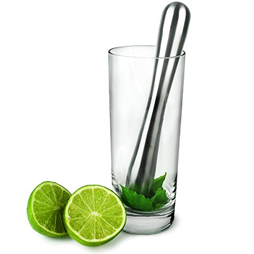 Edelstahl Stößel von bar @ drinkstuff | modernes Stilvolles Design perfekt für Cocktails.