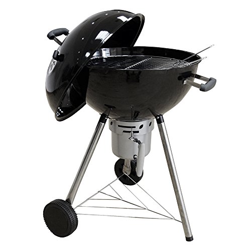 Tiggo Barbacoa de Bola Parilla de carbón Barbacoa de pie Barbacoa BBQ Smoker carbón de leña Barbacoa de carbón Deluxe 57