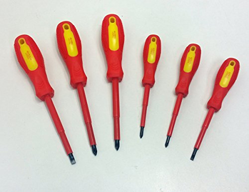 Profi Schraubendreher SET, 6x Schrauben Dreher Zieher sehr griffig, magnetisch, CR-V - 2
