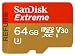 Produktbild SanDisk Extreme 64 GB microSDXC Speicherkarte + SD-Adapter bis zu 90 MB/Sek, Class 10, U3 , V30 (Generalüberholt)