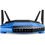 Linksys WRT1900ACS Dual Band AC1900 Gigabit Smart Wi-Fi Router (1.6 GHz Processor, 128 MB Flash, 512 DDR3 RAM, USB 3.0, eSATA, 4 x Ethernet) - Open Source Ready