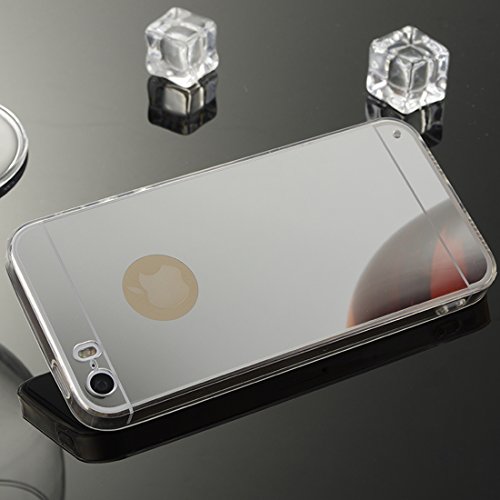 DBIT iPhone SE Funda Gel Espejo TPU Silicona Ultra delgado Protecci n Funda Durable Estuche Carcasa Case para Apple iPhone 5 5S SE Plata reviews DBIT iPhone SE Funda Gel Espejo TPU Silicona Ultra delgado Protecci n Funda Durable Estuche Carcasa Case para Apple iPhone 5 5S SE Plata