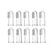 Produktbild Nowear 10Pcs Baby-Kind die Zähne putzen Daumen Abdeckung Silikon beschichtet Zunge Gums Massage Finger Zahnbürste Reinigungsbürste für Kinder