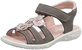 Machart: Klettverschluss RICOSTA Mädchen Chica Offene Sandalen, Grau (Graphit), 27 EU