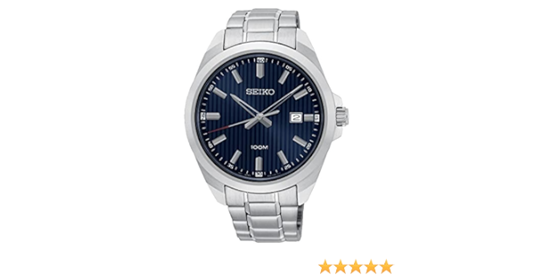 Seiko neo Classic Mens Analogue Quartz Watch with Stainless Steel Bracelet  SUR275P1 : Amazon.co.uk: Watches