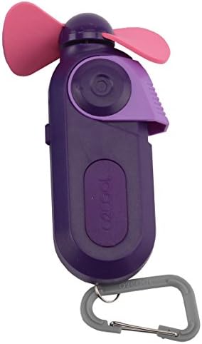 O2COOLSport Carabiner Misting Fan, Purple