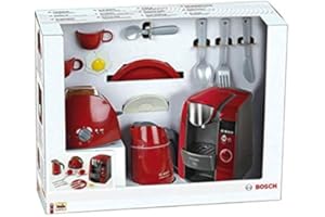 Theo Klein 9541 - Bosch Set Colazione Con Caffettiera Tassimo