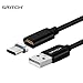 Produktbild SKITCH® 3ft / 1m Magnetischer USB-C Typ C Stecker zum Typ A Stecker Sync Daten Ladegerät Schnelles Ladekabel für Xiaomi Mi 4S / 5/6 / Max 2