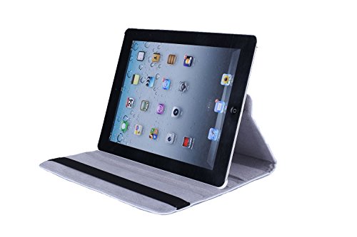 culiker – iPad Hülle mit gratis Displayschutzfolie und Eingabestift 360 drehbar Colorful Design PU Leder Smart Ständer Schutzhülle für Apple iPad mit Wake und Sleep Funktion - 6