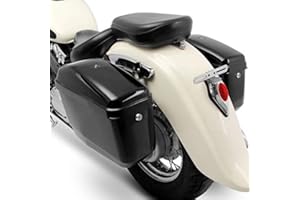 CRAFTRIDE Borse Laterali rigide compatibile con Honda Shadow VT 750/600 / 125 C NV