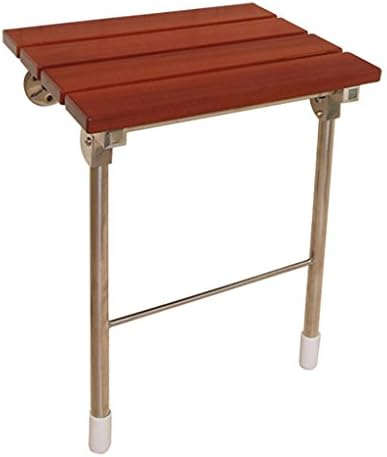 Shower chair Elderly Bathroom Chair With Legs Solid Wood Panel Folding Chair Wash Bench Shower seat