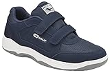 herren schuhe leder klettverschluss Gepolsterte Innensohle. Herren Gola Belmont Weite Passform Beschichtetes Leder Turnschuhe, Gr.-44 EU/10 UK, Marineblau Wildleder