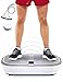 TESTSIEGER* Sportstech Profi Vibrationsplatte VP300 mit 3D Wipp Vibrations Technologie + Bluetooth A2DP Musik, Riesige Fläche,2 Kraftvolle Motoren + einmaliges Design + Trainingsbänder + Fernbedienung
