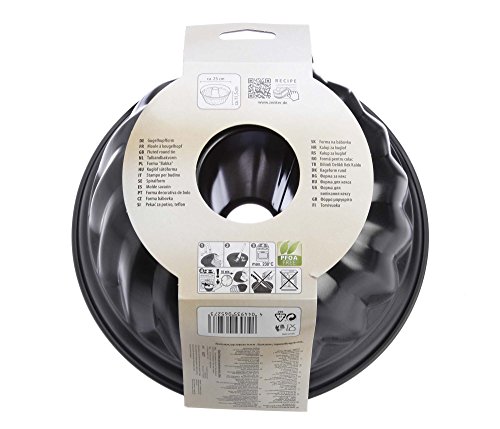 Zenker 6527 Gugelhupfform Ø 25 cm, black metallic - 6