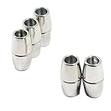 Ganz neu und hochwertig Sharplace 5er Set Magnetverschlüsse Schmuck Kettenverschluss Magnet Verschluss für Halskette Armband - Weiß