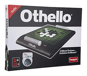 Funskool Games - Othello, Strategy game, Portable classic travel game for kids, adults & family, 2 players, 8 & above,Multicolor