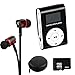 Produktbild NEOGADS Mp3 Player LCD Clip Set + 8GB Micro SD Karte + Bass Headset + Etui zum Verstauen (schwarz)