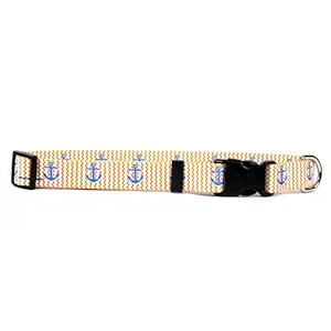 Yellow Dog Design Anchors Away Dog Collar 1