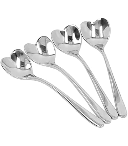 1 pz creativo a forma di cuore cucchiaio portatile... - Vicedeal