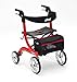 Price comparison product image Drive DeVilbiss Healthcare Red Nitro 4 Wheeled Premium Rollator with 10" Front Castors (Standard Height)