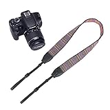 Produktinformation - Hochwertiger Kamera-Schultergurt aus umweltfreundlicher, leichter Baumwolle, handgefertigt, weich und angenehm zu berühren, um Hautschäden zu vermeiden