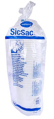 Paul Hartmann AG SicSac Lot de 50 sachets à vomi avec embout buccal Ø 11 cm