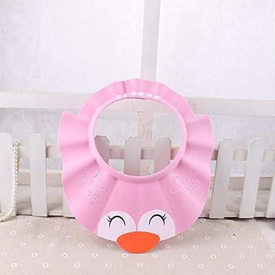 Luckyx Chapeau Douche Bébé, Réglable Visière Bonnets De Bain pour Enfants Protection des Yeux Et Visage De Shampooing
