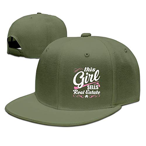 Preisvergleich Produktbild Dieses Mädchen verkauft Immobilien Unisex Snapback Flat Bill Baseballmütze Fashion27