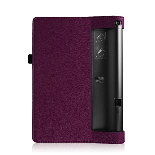 Fintie Lenovo Yoga Tab 3 Plus / Yoga Tablet 3 Pro Hülle – Folio Premium Kunstleder Schutzhülle Tasche Cover mit Standfunktion für Lenovo Yoga Tab 3 Plus / Lenovo Yoga Tablet 3 Pro 25,6 cm (10,1 Zoll) Tablet-PC (Not für Lenovo Yoga Tab 3 10), Lila - 7