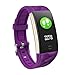 Price comparison product image Fitness Tracker, KASSADIN Smart Watch Heart Rate Monitor Activity Bracelet Pedometer Wrist Band with Color Screen Waterproof Blood Pressure Blood Oxygen Sleep Monitor Call SMS SNS Remind (Purple)