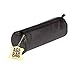 Price comparison product image Clairefontaine Age 22 x 8 cm Large Bag Leather Round Pencil Case , Black