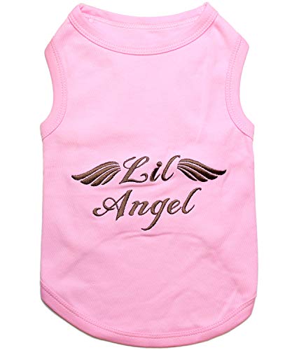 Parisian Pet Lil Angel Dog T-Shirt, X-Small, Pink