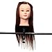 LuckyFine 100% Long Real Human Hair Salon Hairdressing Training Head Practice Model With Clamp