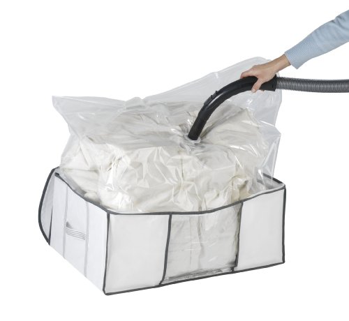 Wenko 7450022100 Vakuum Soft Box L, 65 x 25 x 50 cm, weiß, Polypropylen - 4