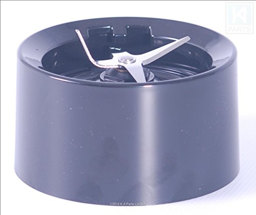 KitchenAid Neue style Blender Vorratsdose Standfuß / Kragen mit Klingen Onyx schwarz (passt in neuere KSB555 Modellen kompatibel) - 2