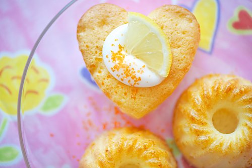 baekka Muffin-Backform Herz orange 6er Form, Silikon-Backform - 3