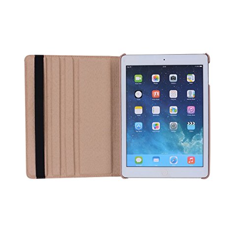 inShang Hülle für Apple iPad 2 iPad 3 iPad 4, PU Leder Tasche Hülle Skins Etui Schutzhülle Ständer Smart Case Cover für Tablet iPad, Super Automatische Einschlaf-/Aufwach funktion, 360 Grad rotierende Schutzhülle mit Standfunktion + inShang Logo hochwertigen Stylus Eingabestift Stift - 3