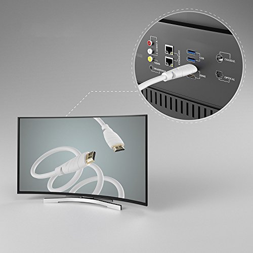 KabelDirekt 15m weißes HDMI Kabel / kompatibel mit HDMI 2.0a/b, 2.0, 1.4a (Ultra HD, 4K, 3D, Full HD, 1080p, HDR, ARC, Highspeed mit Ethernet) – TOP Series - 4