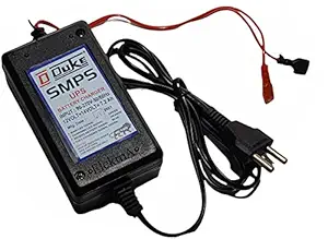 ElekmA Duke 12 Volt Lead-Acid Battery Charger SMPS | with Auto-Cut Circuit | Heavy Duty 12v Battery Charger | Car, Bike, Ups Battery Charger Guarantee