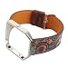 Produktbild Prevently New Floral Armband + Uhrenbox Mode Lederband Ersatz Uhrenarmband & Frame Halter Shell für Fitbit Blaze (Colour A)